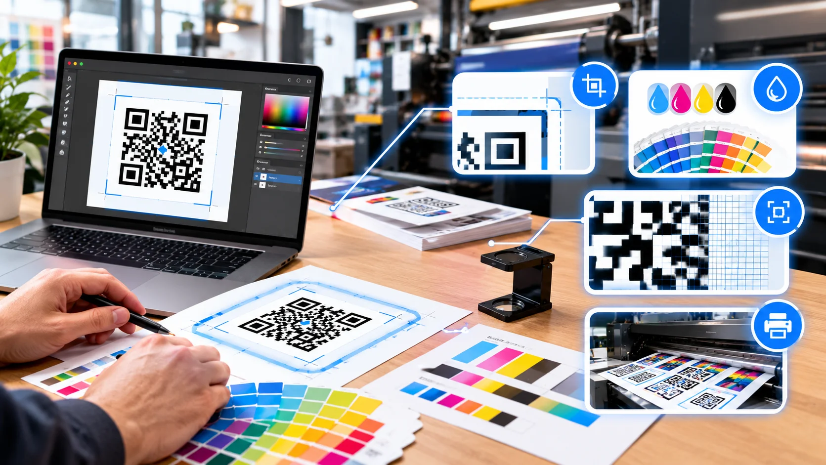 Cómo preparar archivos QR para imprenta profesional