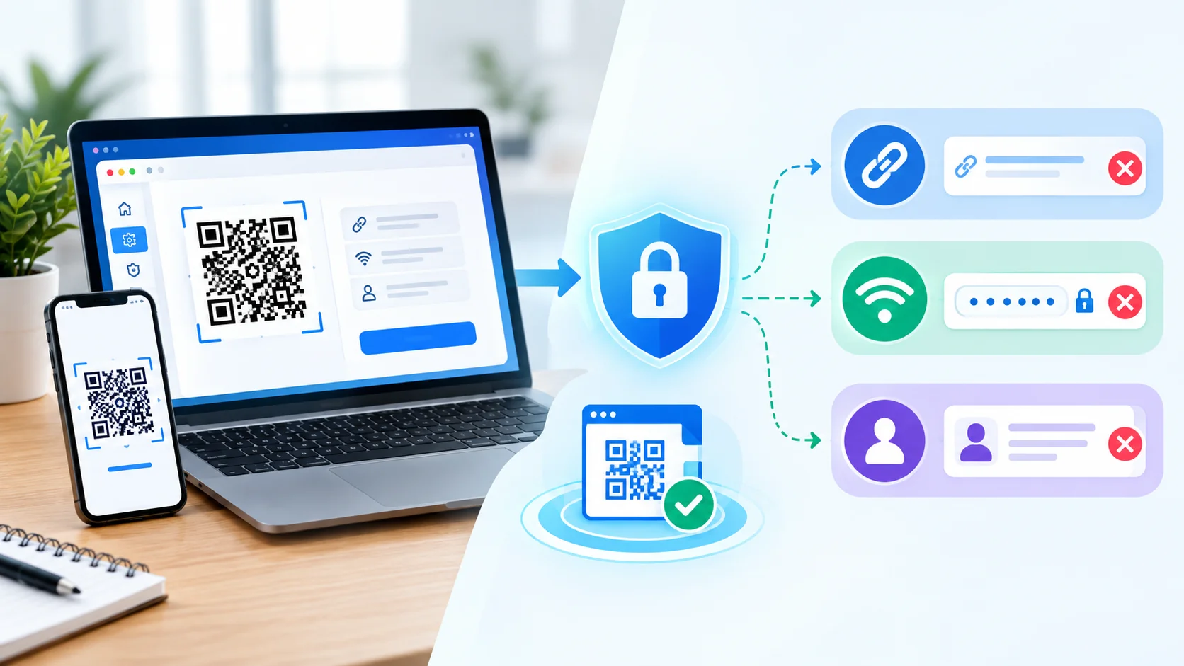Por qué generar códigos QR en el navegador protege tus datos