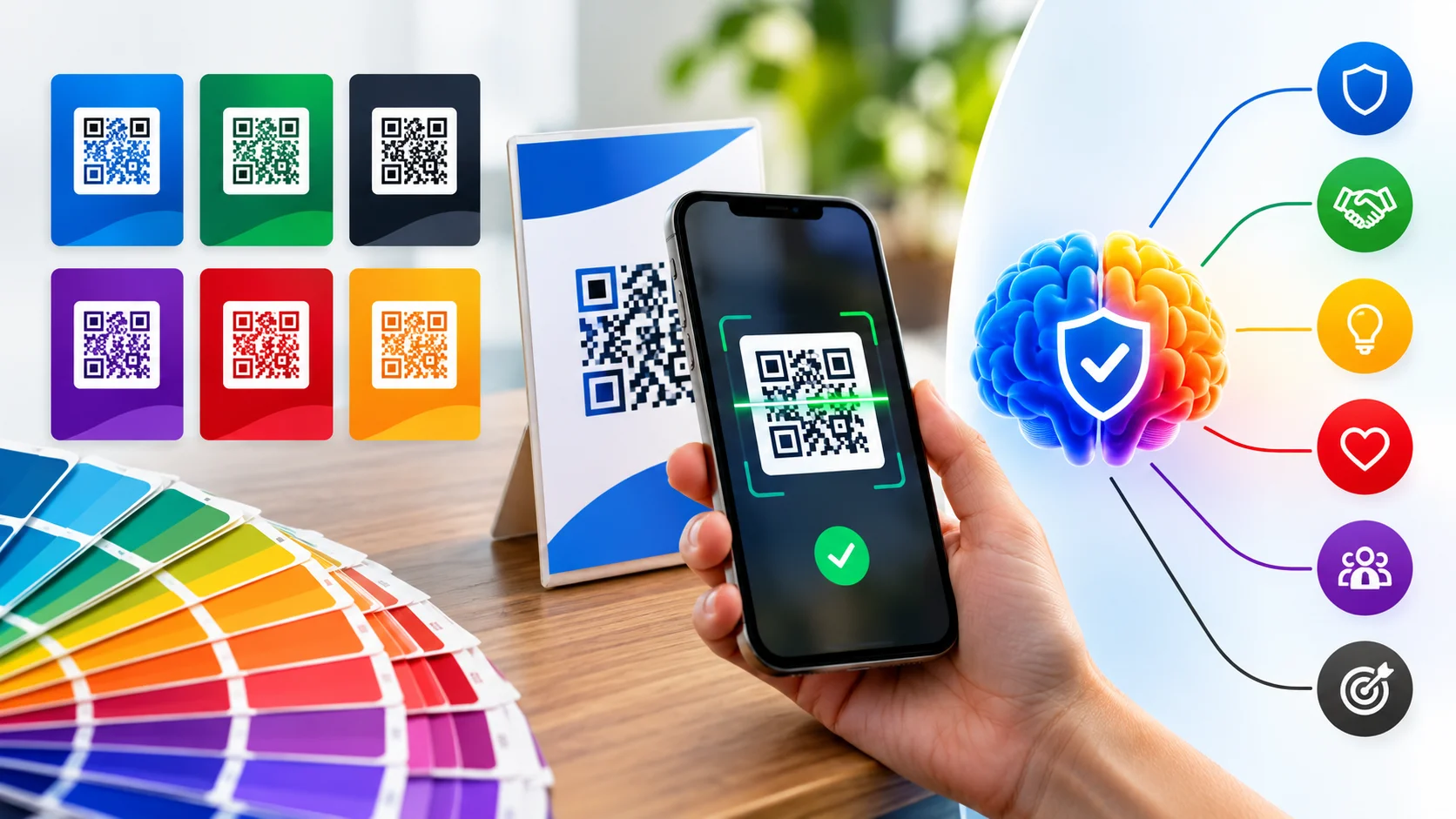 Psicología del color aplicada al QR de marca