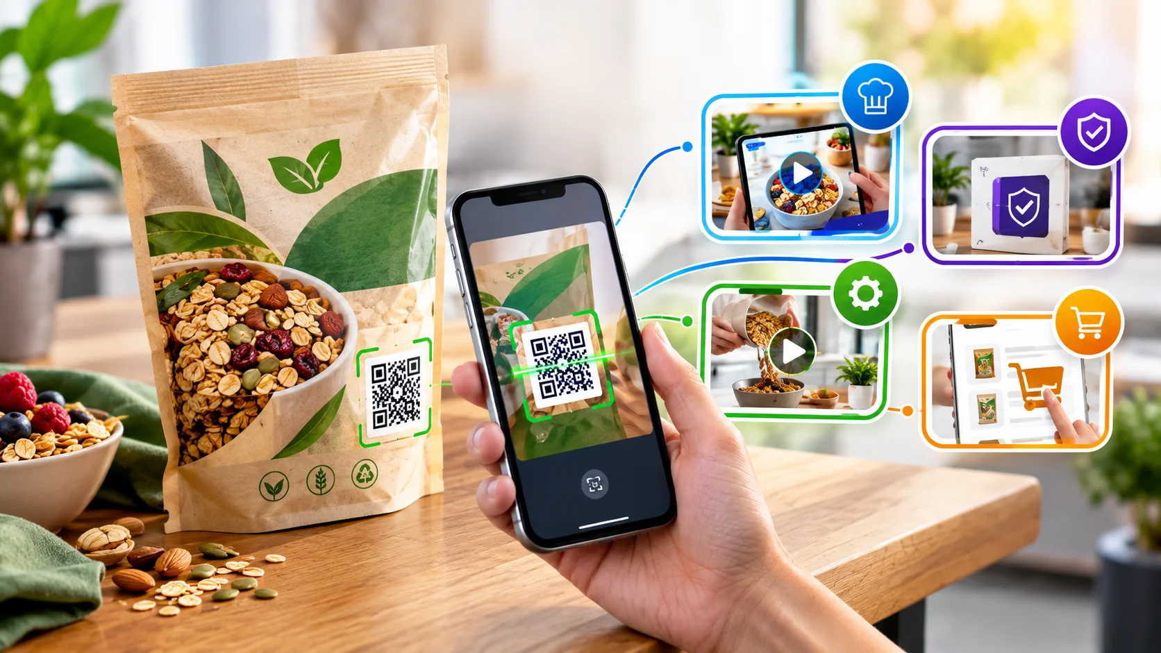 Cómo usar un QR en el packaging de producto