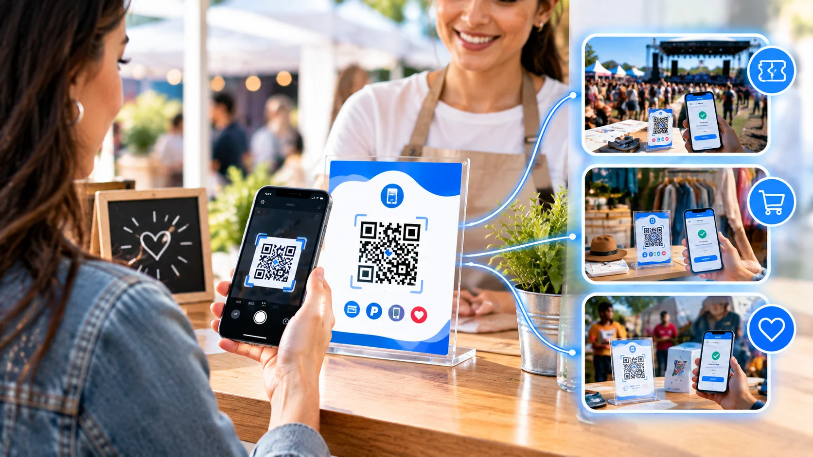 QR para pagos y donaciones: cobra sin fricción