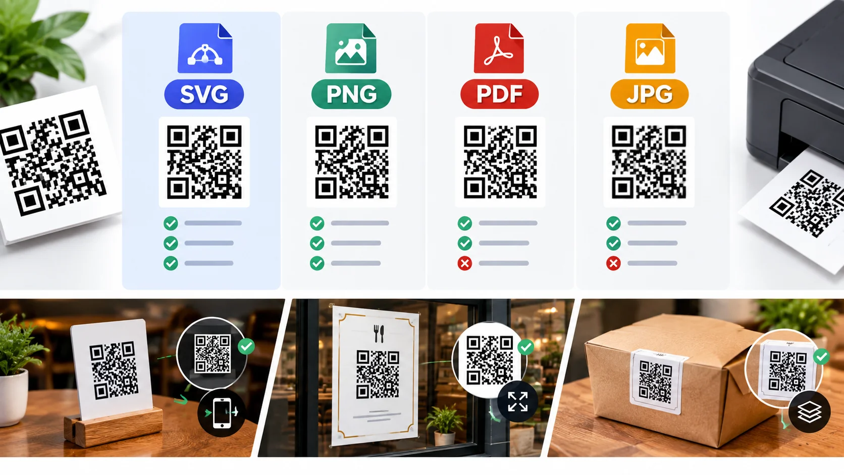 SVG o PNG: qué formato usar para imprimir tu código QR